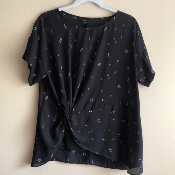 Worthington Women's Blouse Short Sleeve SZ M - Picture 2 of 5